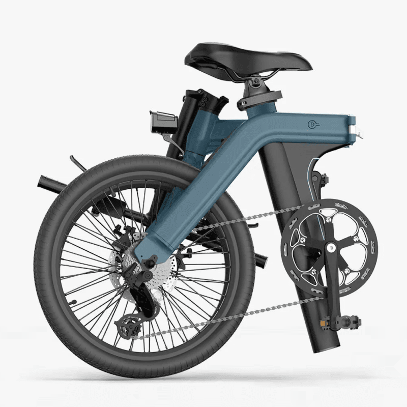 Fiido 2025 D11 250W Folding Electric Bike Removable Battery Grey Edition - Image 4
