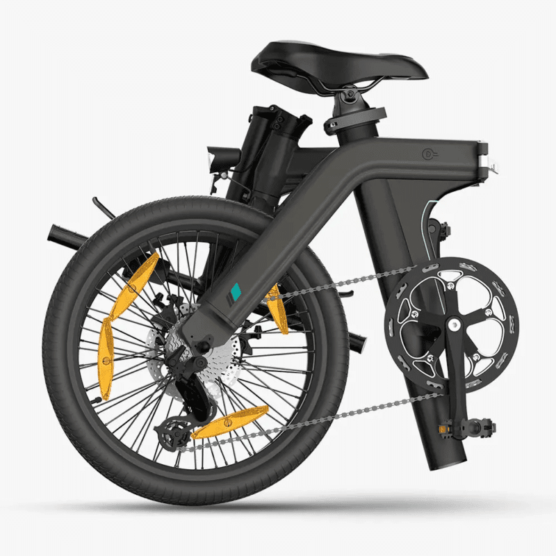 Fiido D21 250W Folding Electric Bike With Torque Sensor Removable Battery[ D21 out of production – Please choose D11, C21/22, X ] - Image 4