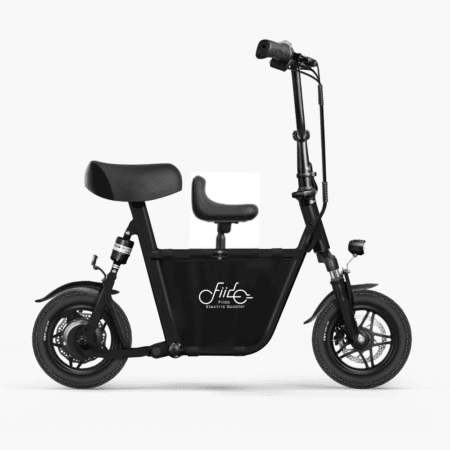 Fiido Q1S Folding Electric Scooter Fiido Family Non Pedal Ebike with Kids Seat Pre Installed