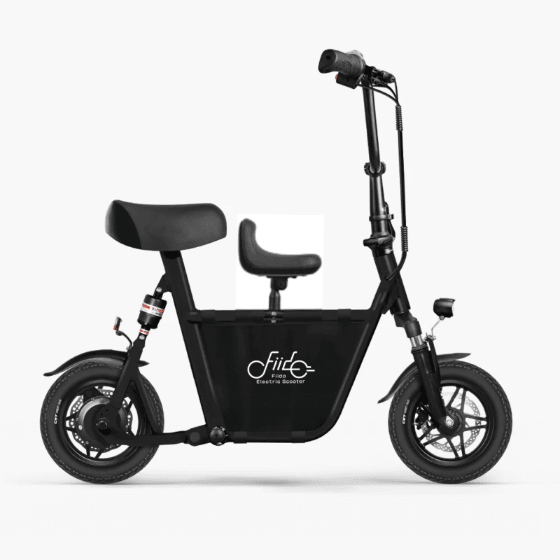 Fiido Q1S Folding Electric Scooter Fiido Family Non Pedal Ebike with Kids Seat Pre Installed