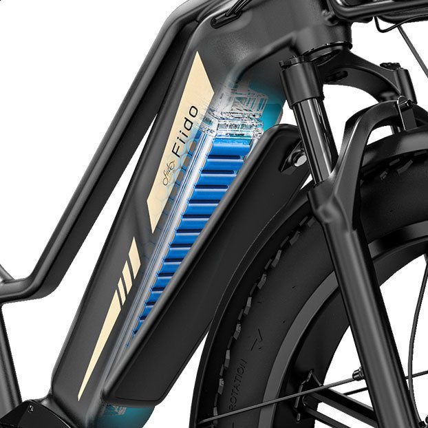 Safe & Removable Battery
Easy to unlock with APP, plug and play with multiple batteries. Fiido's unique battery protection keeps it sage from any riding condition or theft.