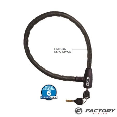BRN No.1 Lucchetto bici black mamba A Catena E Pitone