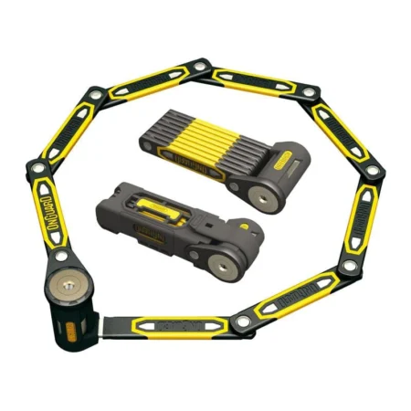 BRN NO.1 OnGuard K9 Heavy Duty Link Plate Folding Lock 112.5mm + Keys