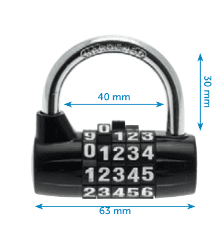 BRN No.1 LUCCHETTO GYM E ROLLER LOCK