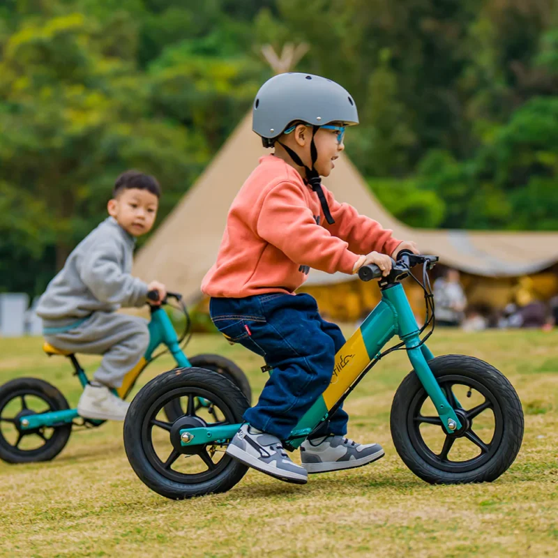 Fiido Kidz Electric Balance Bike Aluminium Alloy with Max Speed Power-assisting Length throttle on/off - power on/off - Image 4